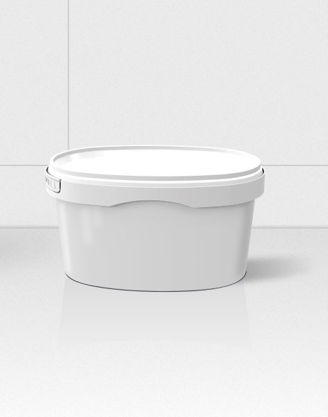 Oval Ice Cream Container 500 ML